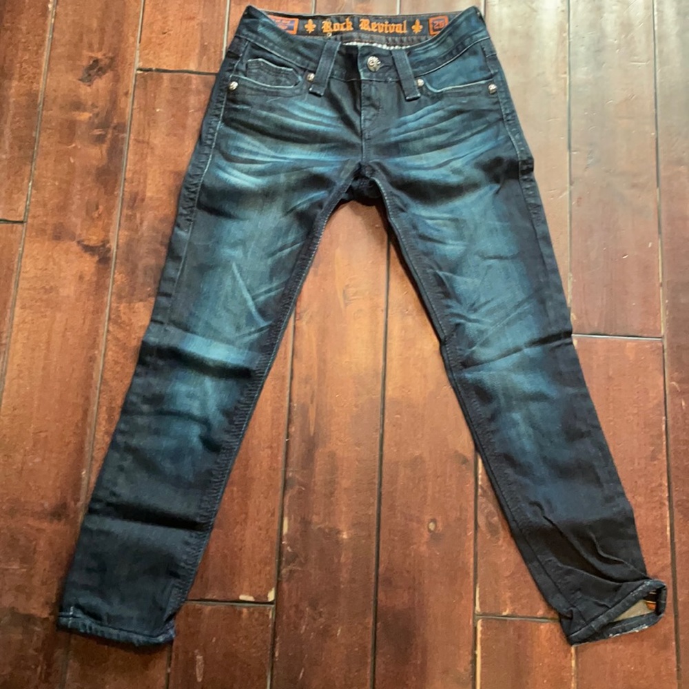 Rock Revival cropped Debbie skinny jeans